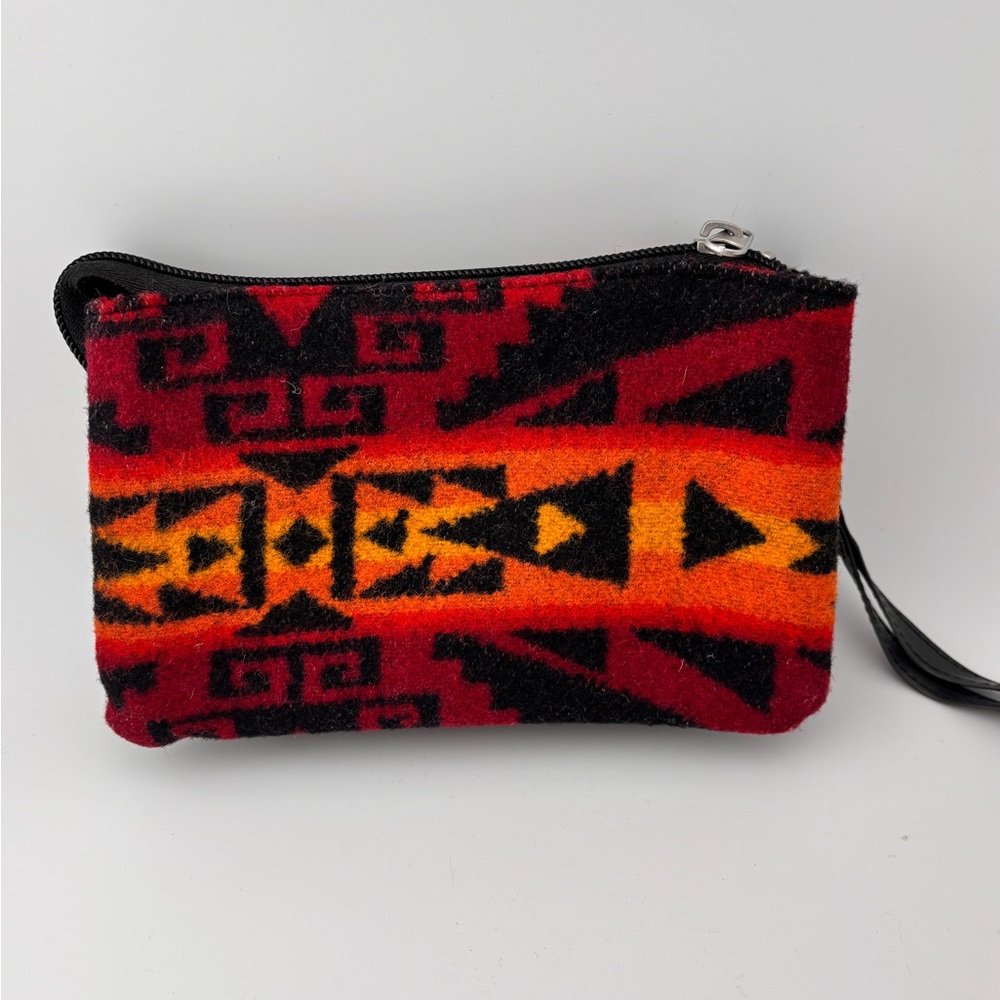 Pendleton Wool Southwest Multi Pocket Wristlet Or… - image 2